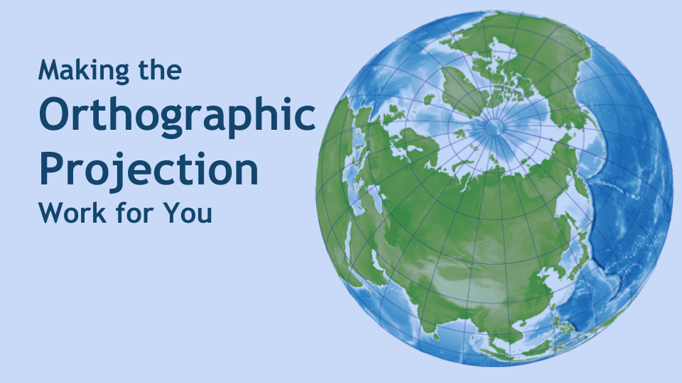 Working with Orthographic Projections in MAPublisher