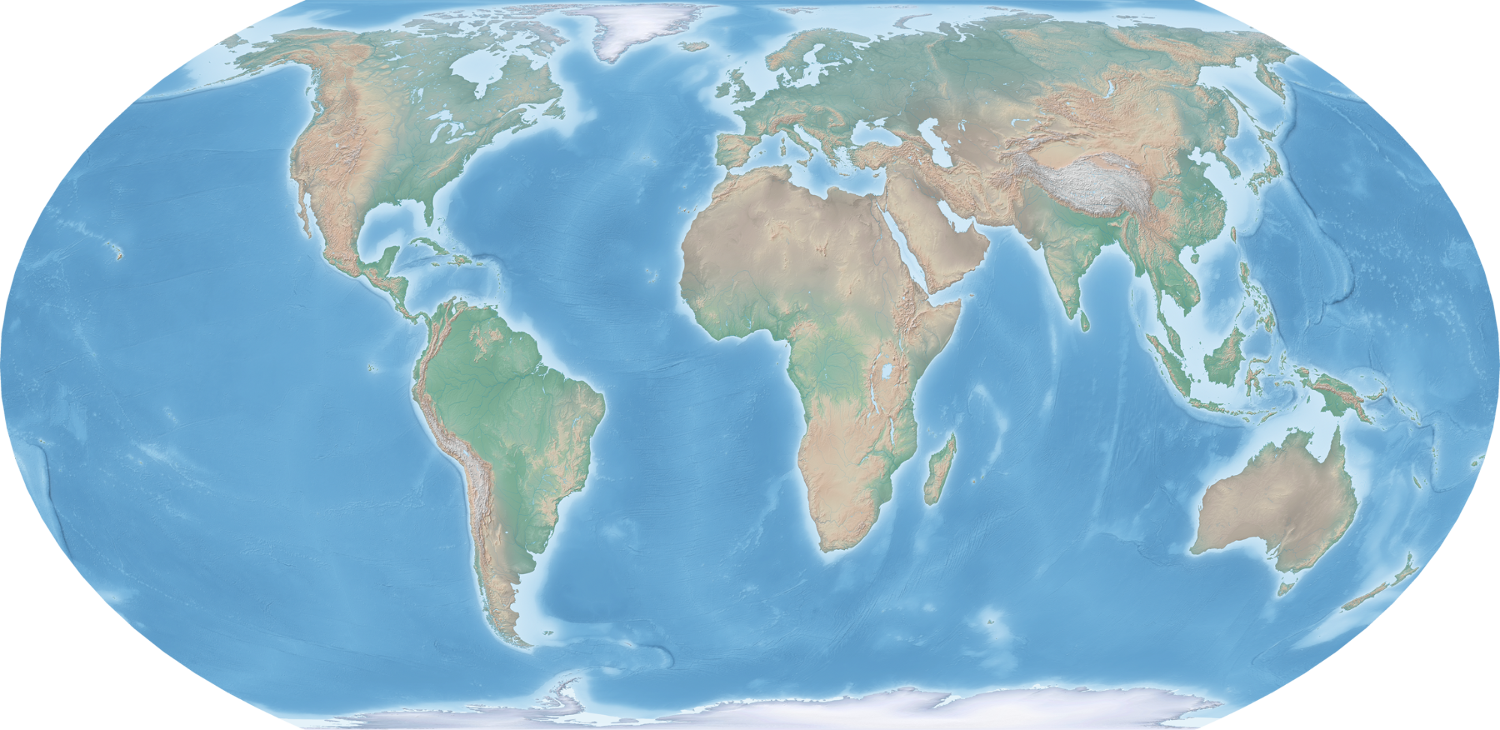 Equal Earth map