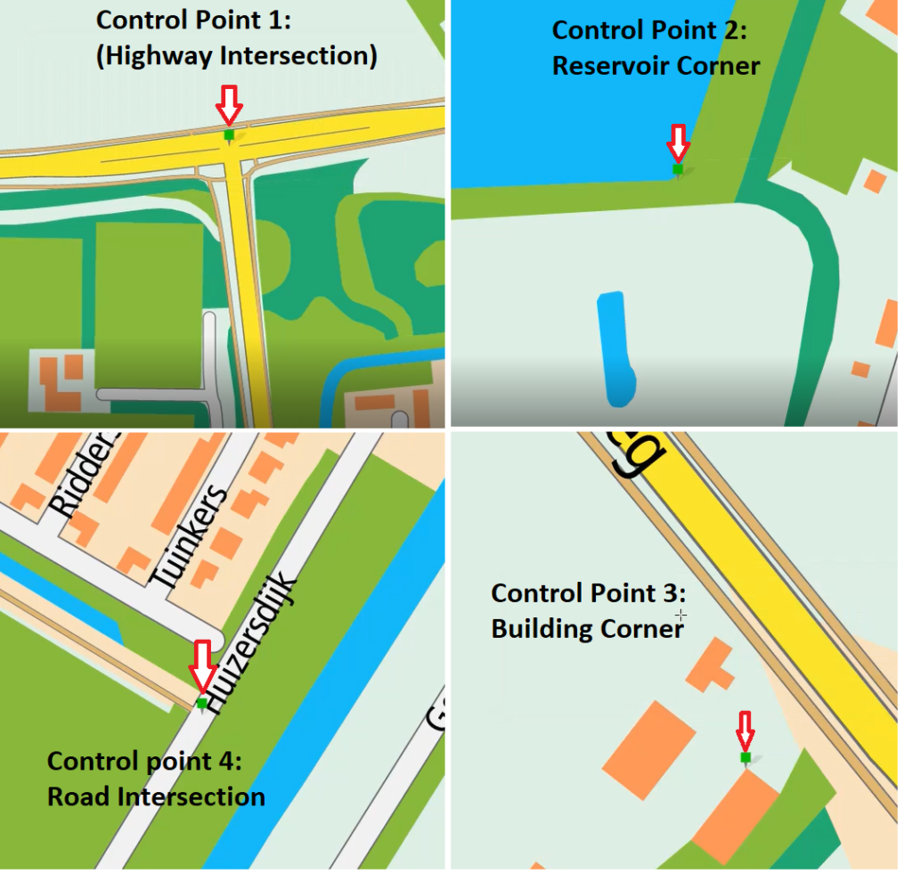 Mapping Class Georeferencing control point