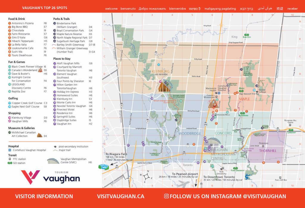 Vaughan Ontario map by Julie Witmer using MAPublisher